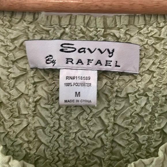 EUC Vintage Crinkle Top - Picture 2 of 4